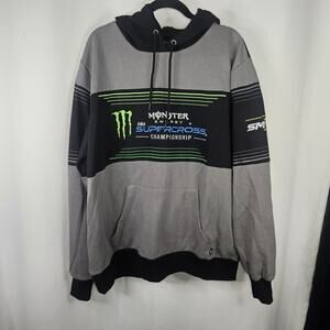Monster Energy AMA Supercross Hoodie Men's XL FIM World Championship Sweatshirt